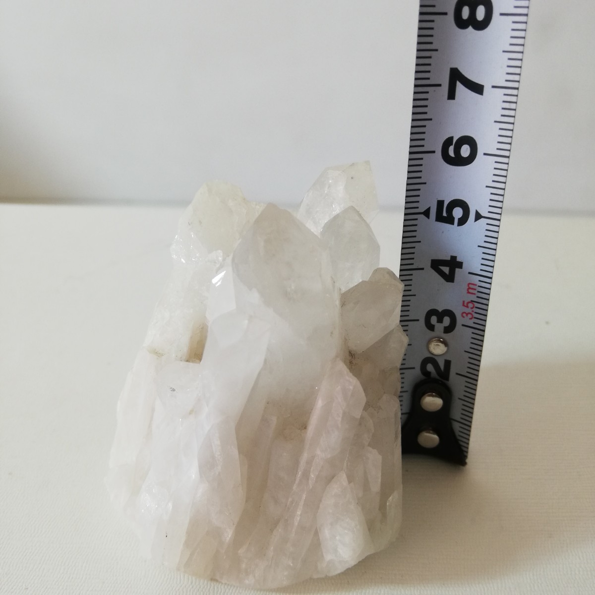 水晶 クラスター 高さ6cm 重さ174ｇ パワーストーン 原石 鉱物の画像9