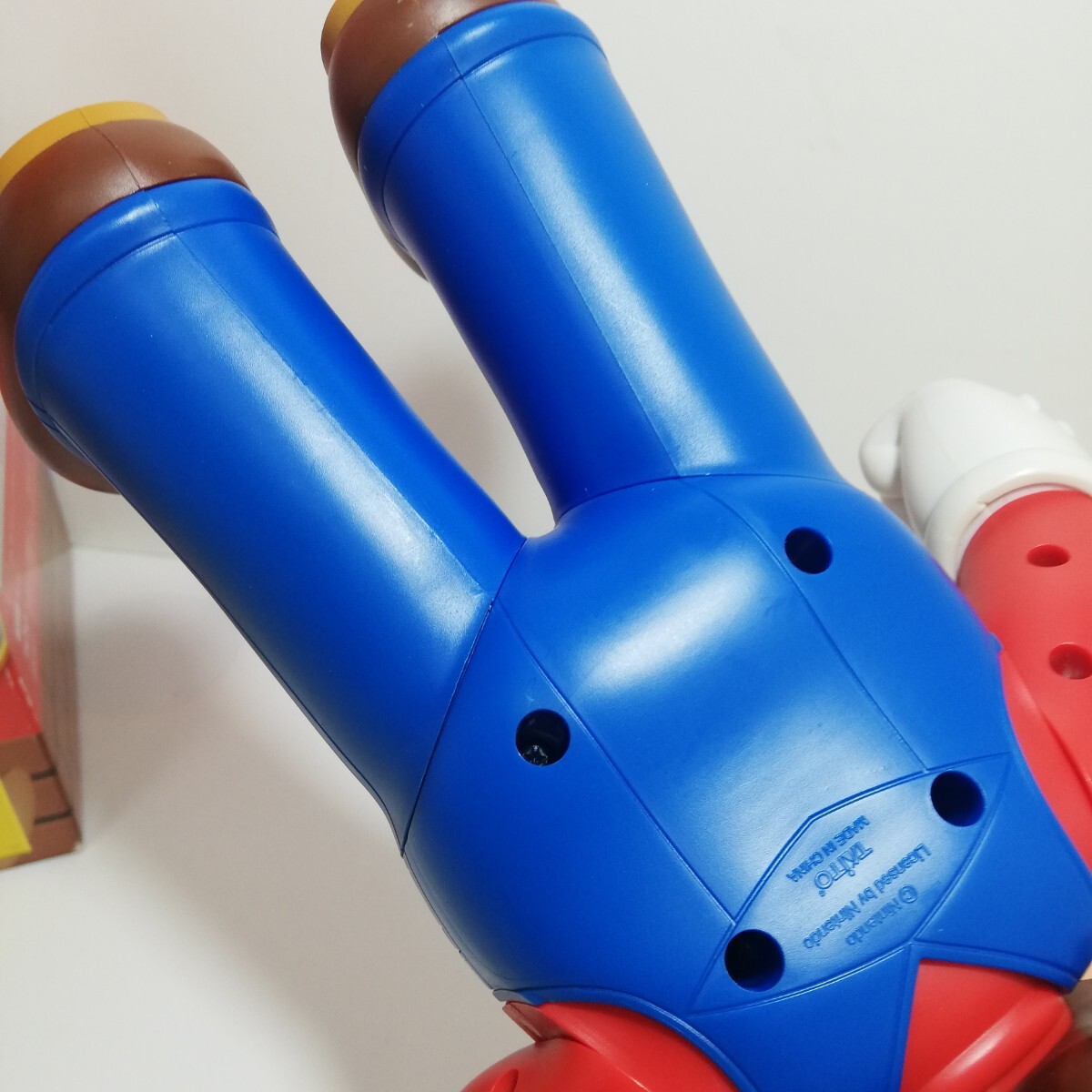 TAITO スーパーマリオ ビッグアクションフィギュア マリオ 高さ30.5cm 可動〇 [任天堂 プライズ 非売品 Nintendo フィギュア ]_画像10