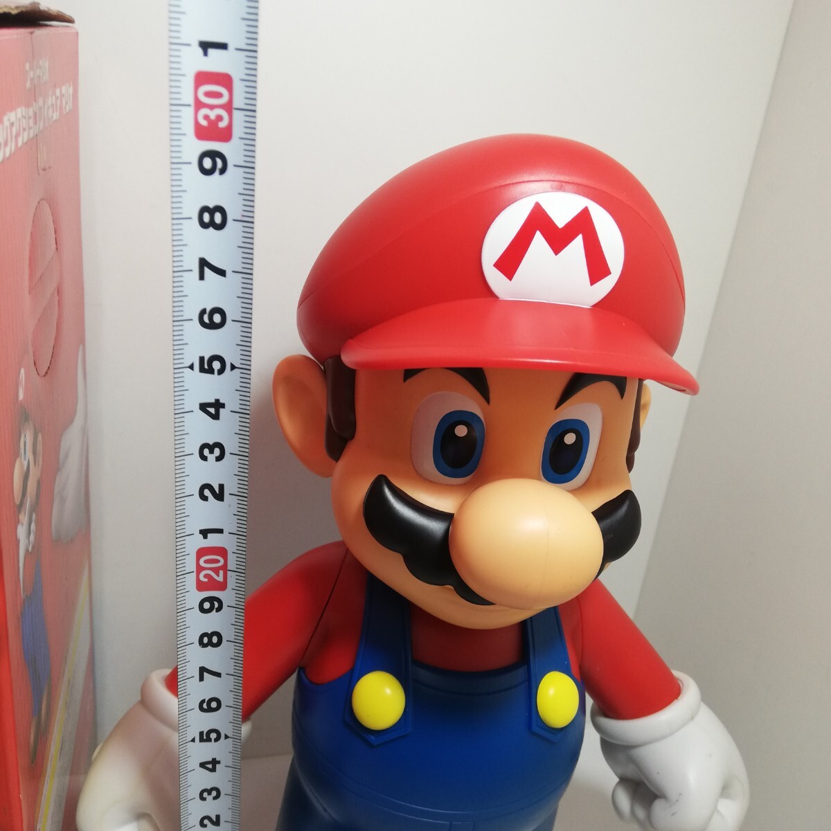 TAITO スーパーマリオ ビッグアクションフィギュア マリオ 高さ30.5cm 可動〇 [任天堂 プライズ 非売品 Nintendo フィギュア ]_画像2