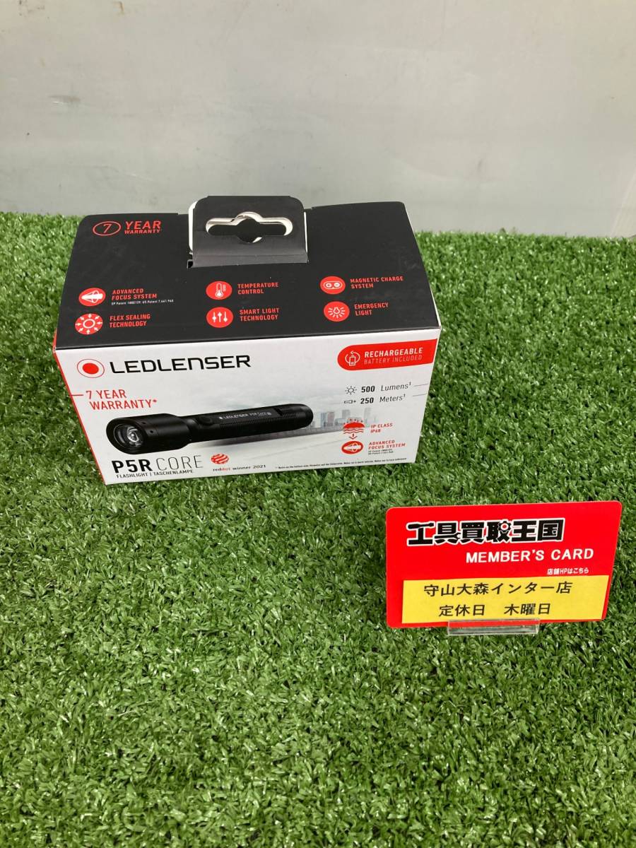 【未使用品】【0921】Ledlenser(レッドレンザー) P5R Core LEDフラッシュライト USB充電式 [日本正規品] Black 小　ITMSNLUMCX2Q_画像1