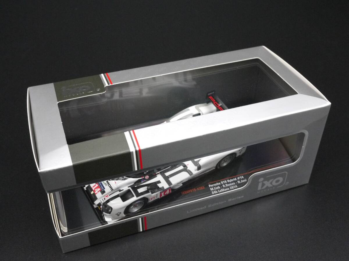 1:43 ixo ポルシェ 919 Hybrid ルマン 24h 2014 Porsche #14_画像3