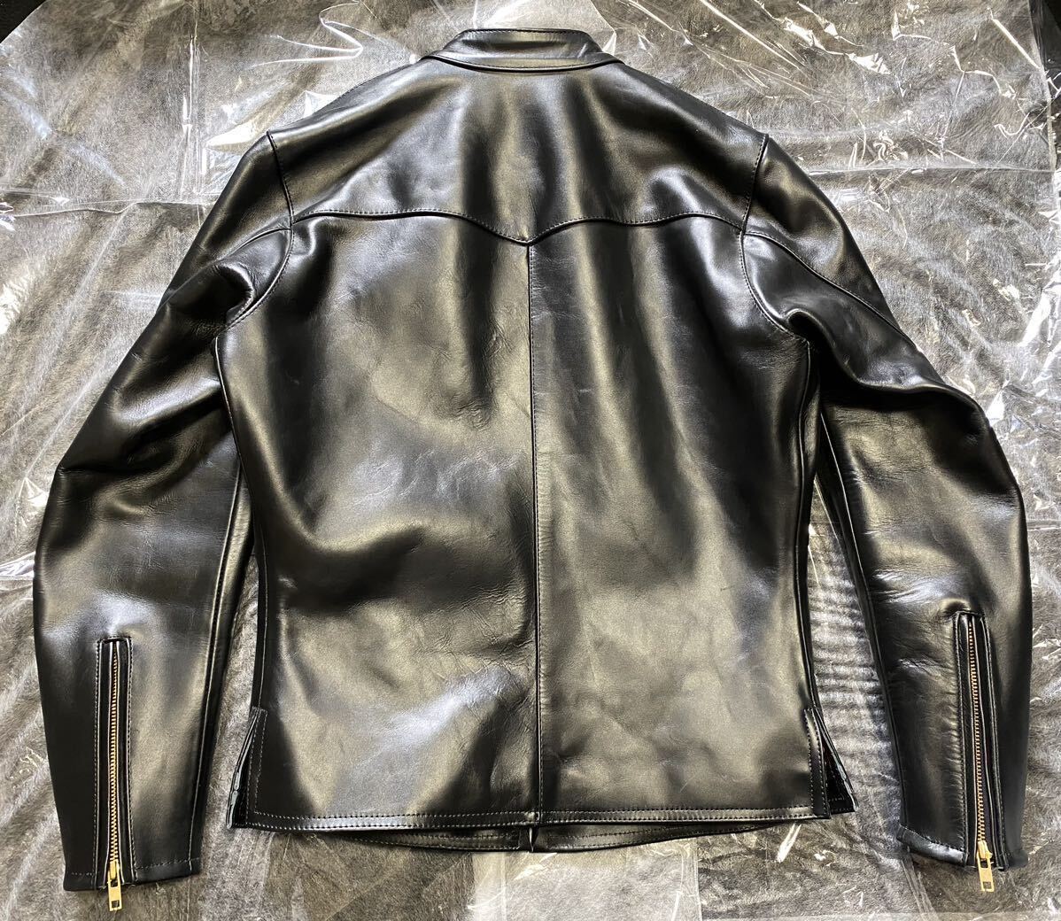 BATES LEATHERS ライダース ジャケット 新品 ヴィンテージ 復刻 50s 60s ベイツ 逆ハ ハーレー schott Buco vanson 正規品 未使用品 ①_画像4