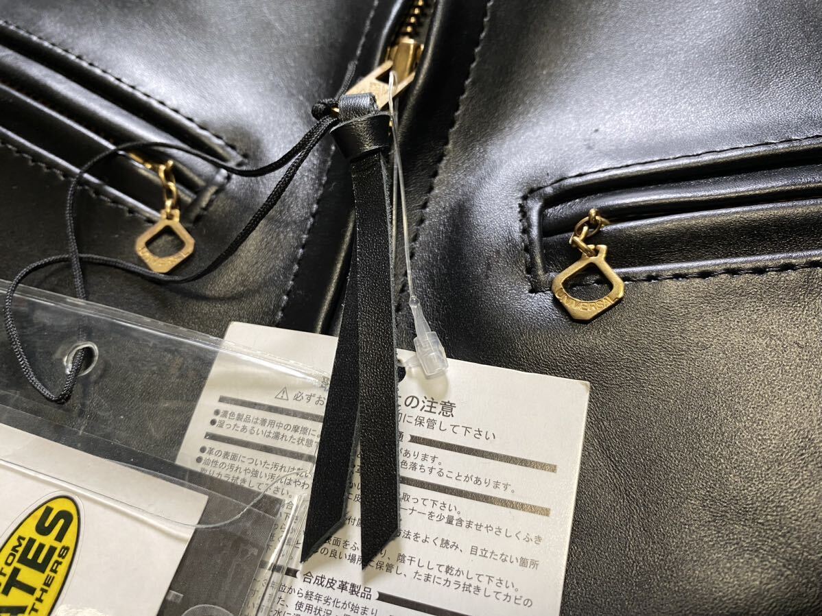 BATES LEATHERS ライダース ジャケット 新品 ヴィンテージ 復刻 50s 60s ベイツ 逆ハ ハーレー schott Buco vanson 正規品 未使用品 ①_画像2