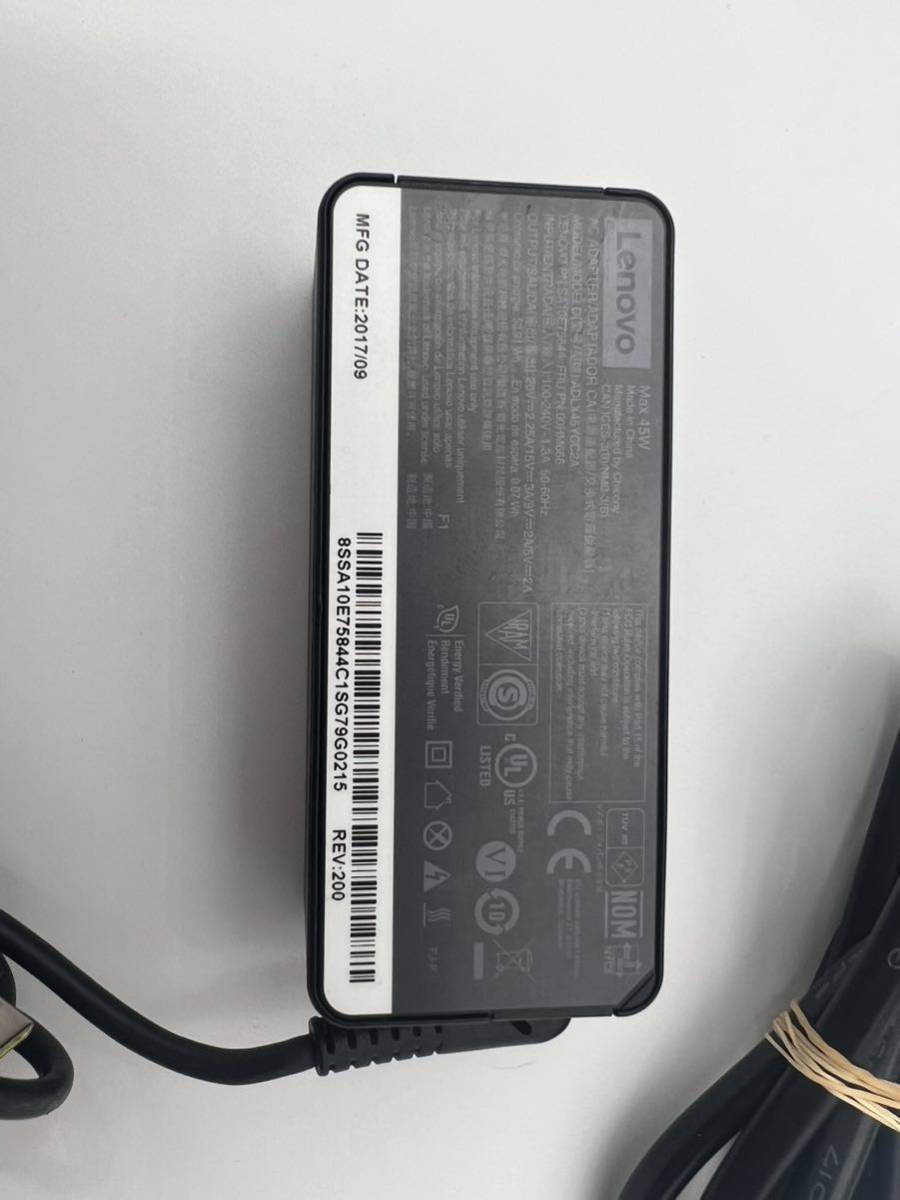 純正Lenovo ThinkPad X1 Tablet 45W USB-C Type-C 20V2.25A Type-c ACアダプター 