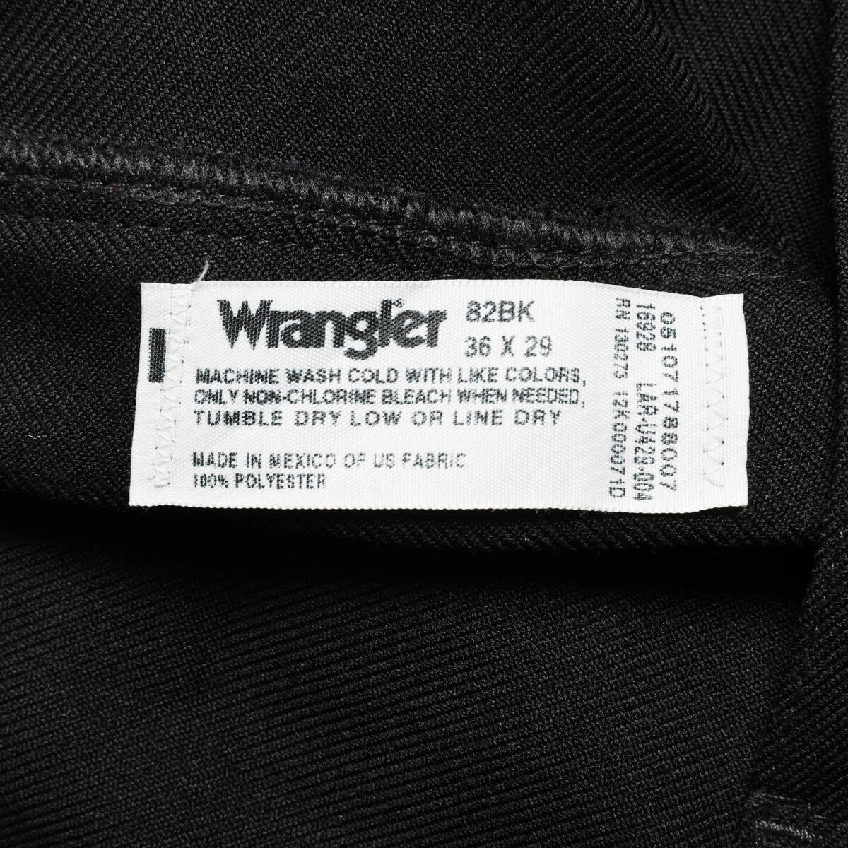 Wranglerラングラー◆メキシコ製 Wrancher Dress Jean◆ブラック◆W36の画像6