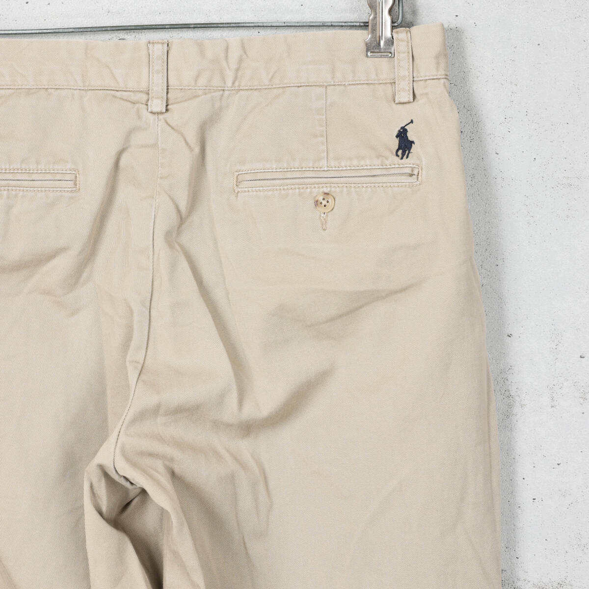 Poloラルフローレン◆PRESTON PANT プレーンフロント チノパン◆ベージュ◆W33_画像4