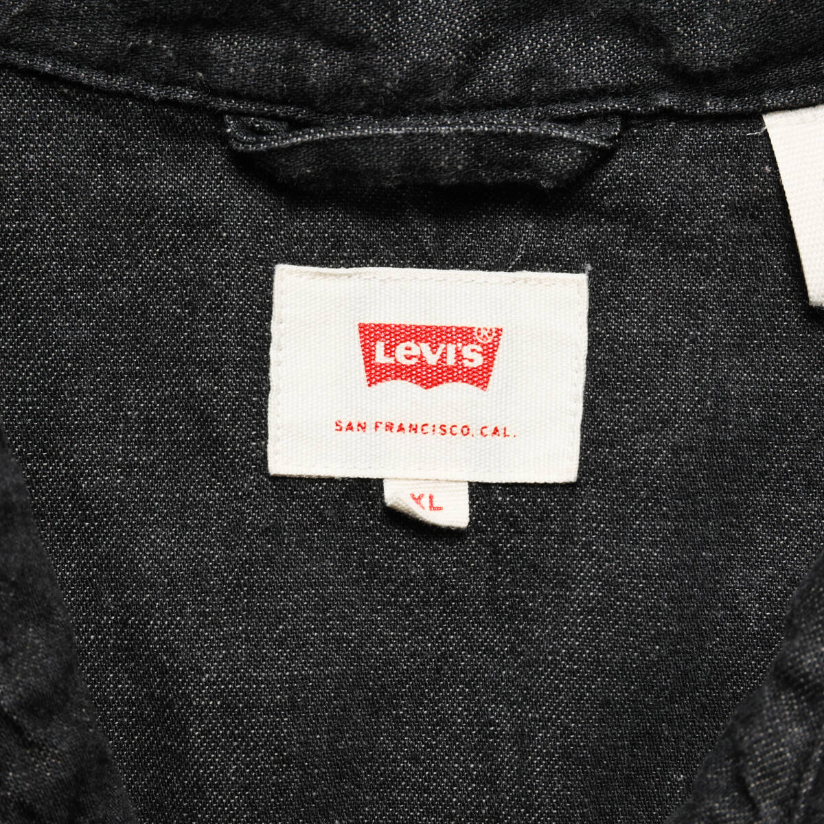 Levi'sリーバイス◆デニムウエスタンシャツ◆ブラック◆サイズXL_画像6