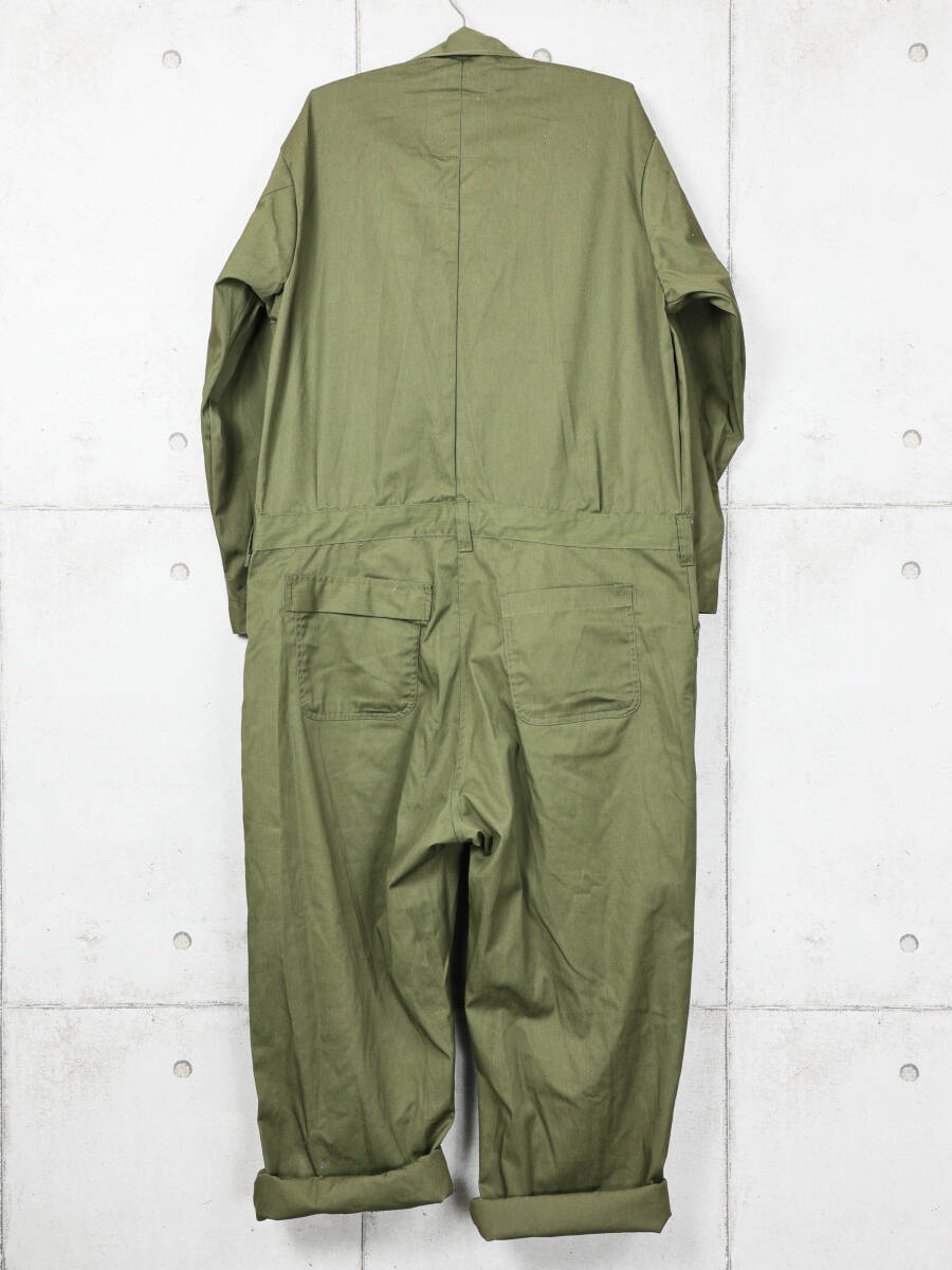 US MILITARYアメリカ軍◆COVERALL UTILITYオールインワン◆オリーブ◆サイズ50Rの画像2