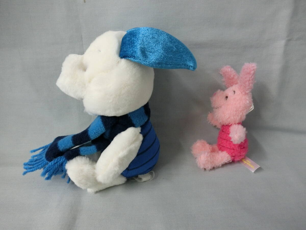  Winnie The Pooh Piglet soft toy 2 body set pink .... blue winter 