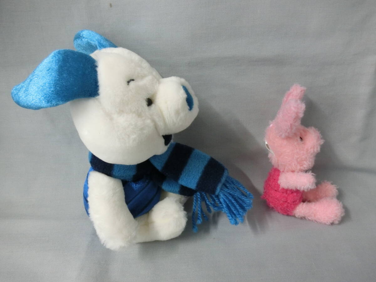  Winnie The Pooh Piglet soft toy 2 body set pink .... blue winter 