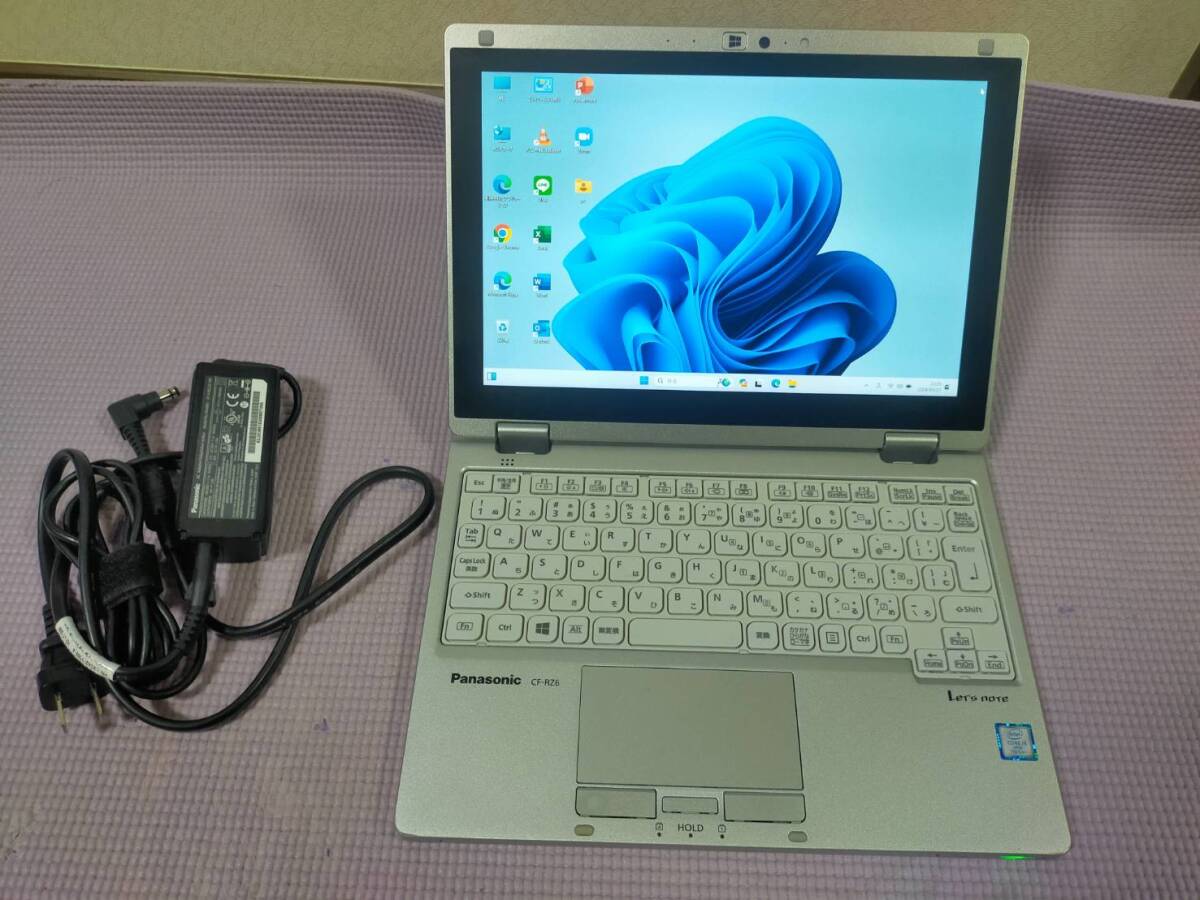 ★1円スタート★第7世代Panasonic Let’s note CF-RZ6 Core i5ワイヤレスWAN内蔵モデル_画像2