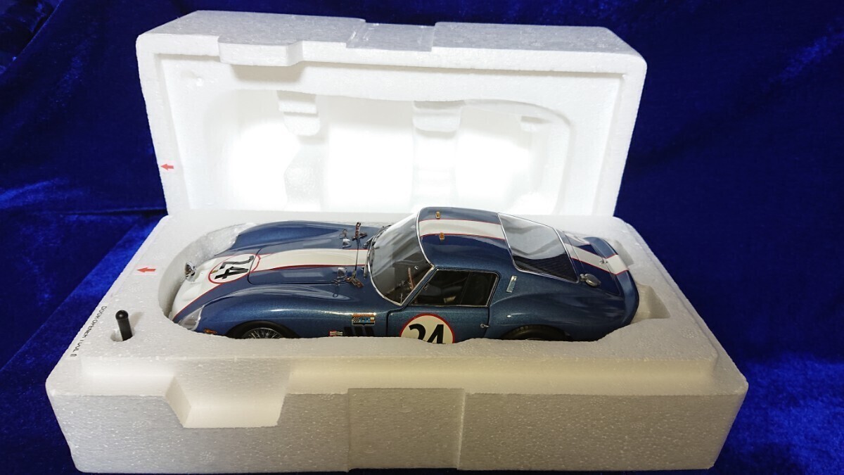 1/18 Kyosho 京商 Ferrari 250 GTO フェラーリ GranTurismoOmologato Series I #24 NO.08435A Light Blue 京商ハイエンドモデルの画像1