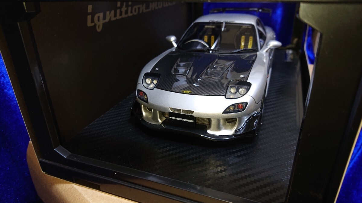 1/18 Ignition model イグニッションモデル MAZDA RX-7 FD3S RE AMEMIYA Silver IG1047 RE雨宮 マツダ セブン FD アンフィニ_画像2