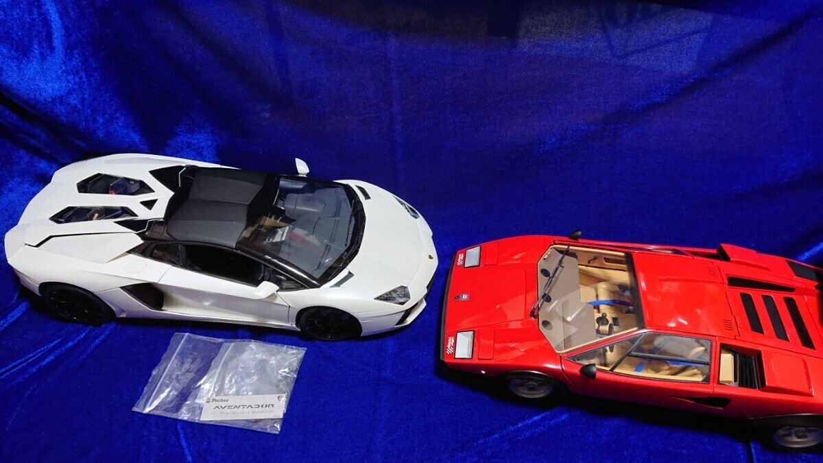 1/8 Pocher ポケール Lamborghini AVENTADOR LP700-4 ROADSTER Bianco Isis ランボルギーニ アヴェンタドール 検 1/18 デアゴスティーニ の画像1