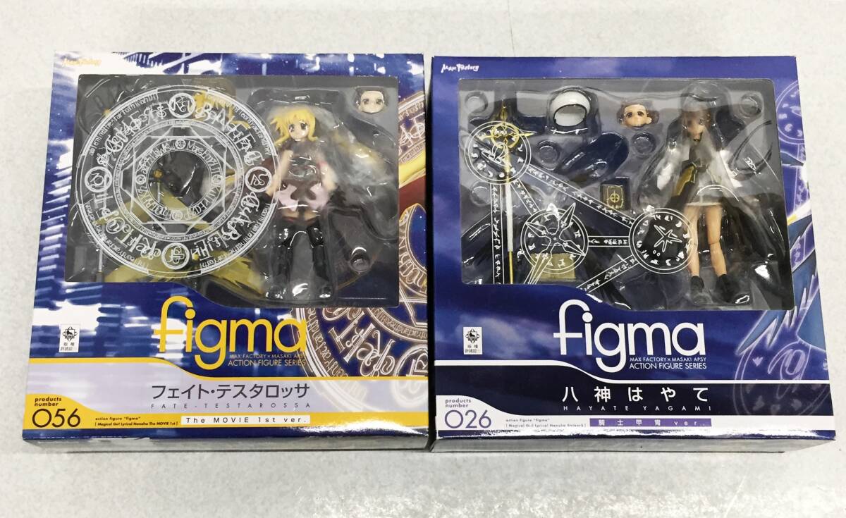 0641038S* [ Junk ]figma Magical Girl Lyrical Nanoha figure set Signum / car maru / Vita /feito* Testarossa /. god is ..