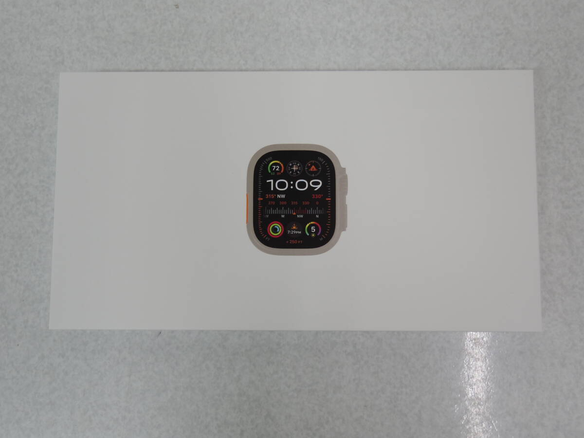 1056520C★ 【内箱未開封】Apple Apple Watch Ultra 2 GPS+Cellular チタニウムケース 49mm ブルー/アルパインループ M MREP3J/A _画像3