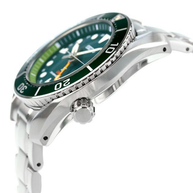 ヤフオク最安値！ セイコー プロスペックス GMT SBPK001 グリーン SOLAR 保証付き ダイバースキューバー SEIKO PROSPEX SBPK 001 腕時計_画像3