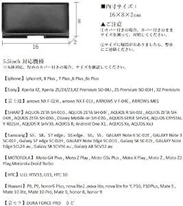 Toprime ベルトケース 横型 本革 スマホポーチ U字型クリップ ループ カジュアル シンプル iphone8 iphoneの画像3