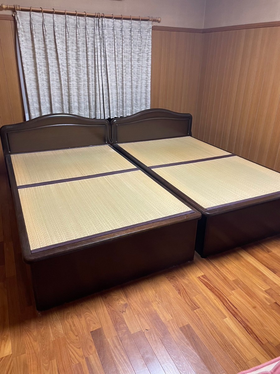  Saga departure татами японский стиль bed из дерева примерно .. положение. размер примерно 1970×1116mm в целом примерно 1260×2080mm полуторный высококлассный спальное место сборка тип 