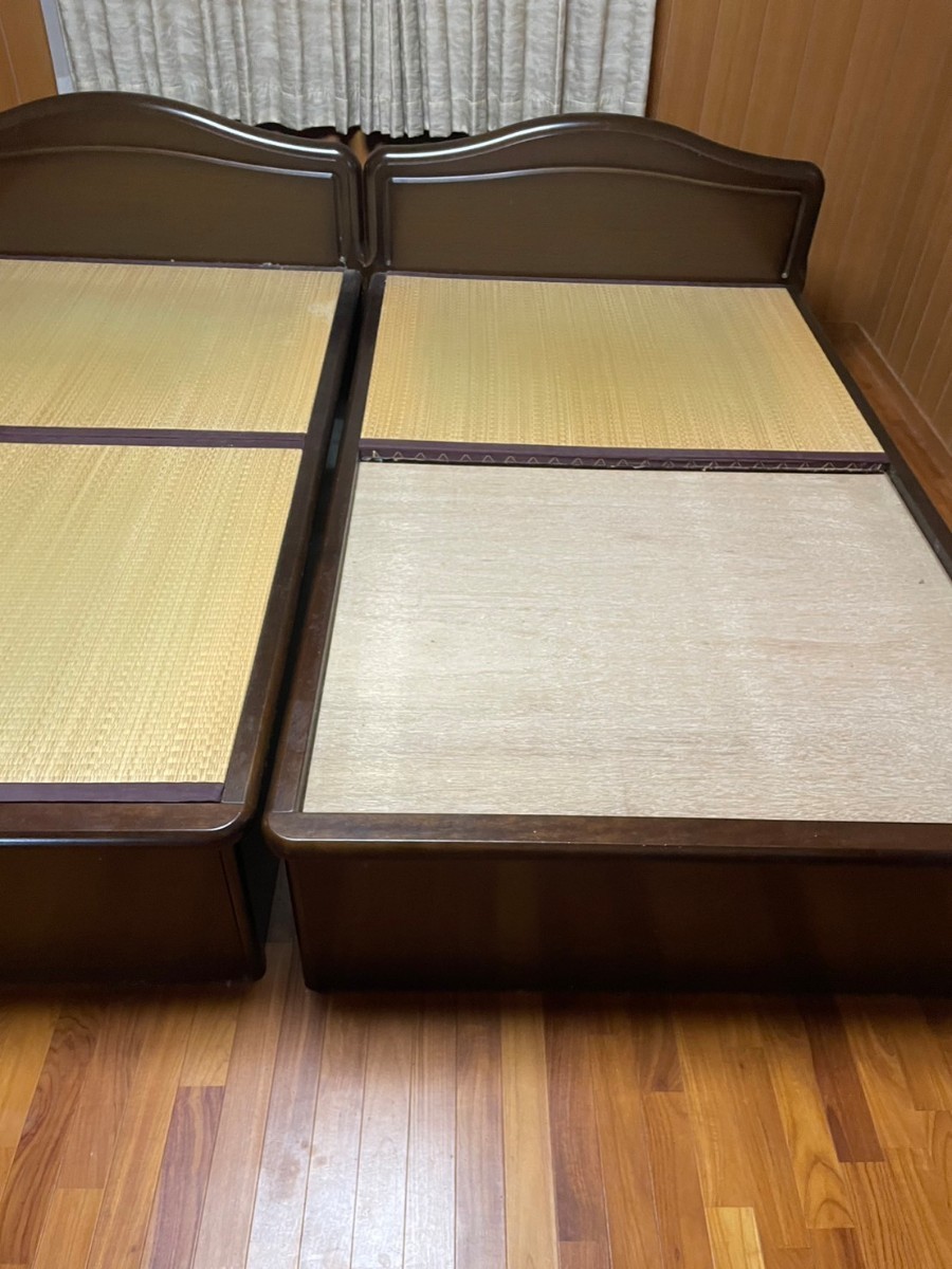  Saga departure татами японский стиль bed из дерева примерно .. положение. размер примерно 1970×1116mm в целом примерно 1260×2080mm полуторный высококлассный спальное место сборка тип 