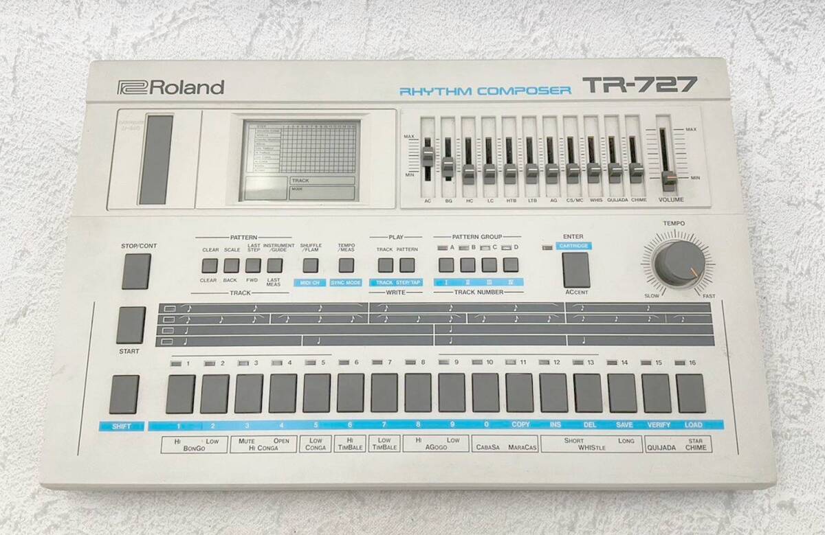 ◇オーディオ機器◆Roland ローランド TR-727 RHYTHM COMPOSER リズムマシーン ドラムシンセ パーカッションドラムマシン