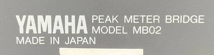 * звуковая аппаратура *YAMAHA Yamaha O2R MB02 PEAK METER BRIDGE цифровой миксер звук оборудование электризация проверка settled * самовывоз приветствуется 