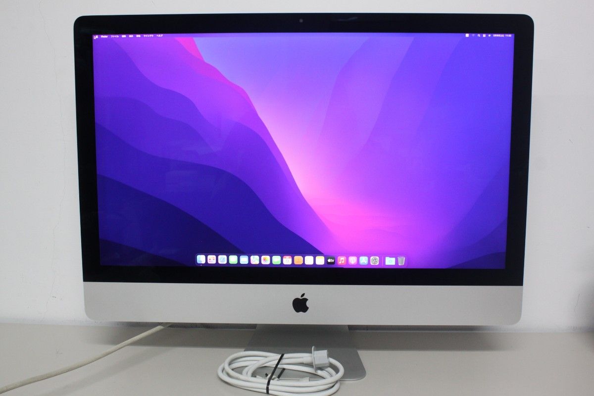 iMac（Retina 5K,27-inch,Late 2015）3.2GHz Core i5〈MK472J/A〉⑤