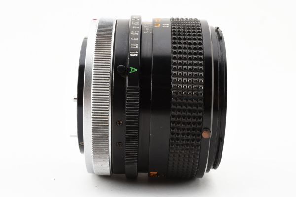 【実用品】Canon キャノン FD 50mm 1:1.4 s.s.c MFレンズ #409_画像7