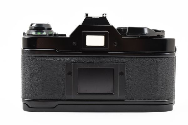 【実用品】Canon キャノン AE-1 PROGRAM 黒 ブラック フィルム一眼カメラ / new FD 50mm F1.4 MFレンズ #423-3の画像4