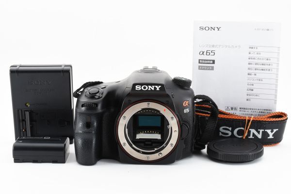 【実用光学美品】Sony ソニー α65 SLT-A65V ボディ デジタル一眼カメラ #442-3_画像1