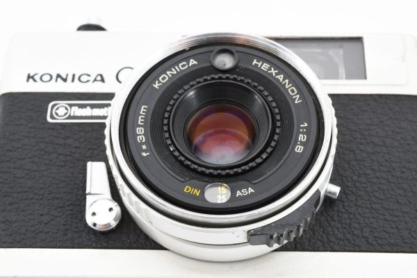 【実用品】Konica コニカ C35 flash matic レンジファインダー フィルムカメラ #422-4の画像10