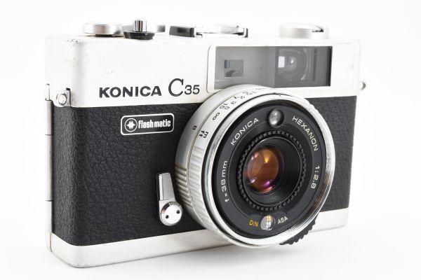 【実用品】Konica コニカ C35 flash matic レンジファインダー フィルムカメラ #422-4の画像3