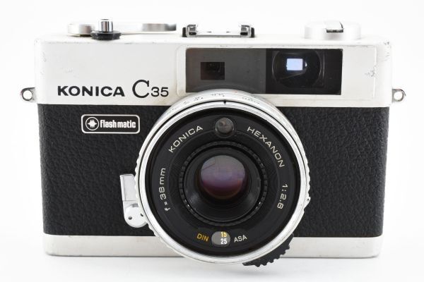 【実用品】Konica コニカ C35 flash matic レンジファインダー フィルムカメラ #422-4の画像1