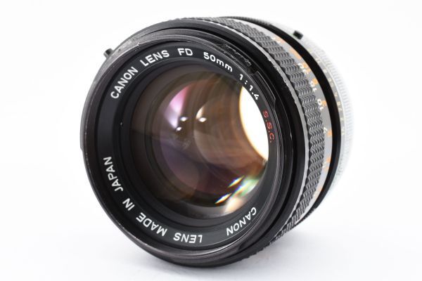 【実用品】Canon キャノン FD 50mm F1.4 S.S.C. MFレンズ #444-2の画像2