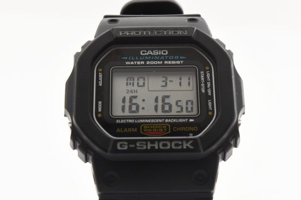 【実用美品 稼働品】Casio カシオ G-SHOCK DW-5600E 腕時計 メンズ #10の画像2