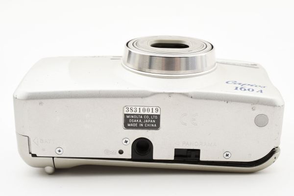 【実用光学美品】Minolta ミノルタ CAPIOS 160A コンパクトフィルムカメラ #499_画像9