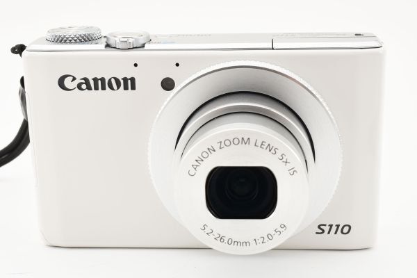 【ジャンク】Canon キャノン PowerShot S110 白 ホワイト コンパクトデジタルカメラ #504_画像3