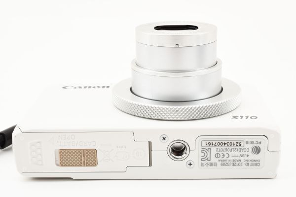 【ジャンク】Canon キャノン PowerShot S110 白 ホワイト コンパクトデジタルカメラ #504_画像5