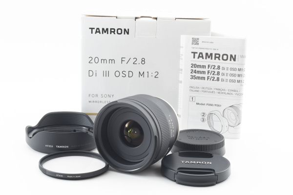 【極上品】TAMRON タムロン 20mm F/2.8 Di III OSD M1:2 ソニーEマウント用 #536-2_画像1