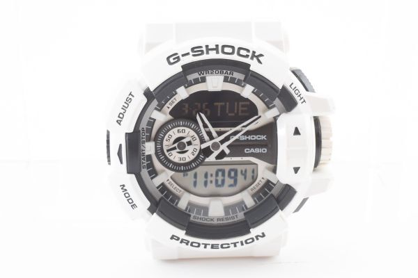 【ジャンク~実用品】Casio カシオ G-SHOCK 白 ホワイト GA-400 #1_画像1