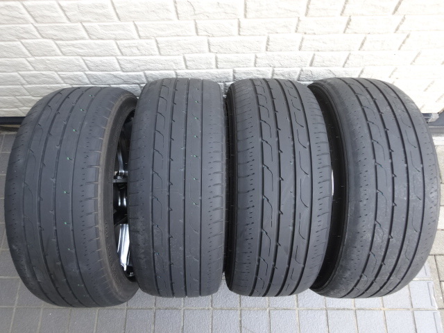 ★ 美品 送料着払 RMP 025F 7J-17 5H100 +50 ＆おまけタイヤ TOYO ナノエナジー 215/45R17付き レガシィ・プリウス・BRZ・８６ BBS SR