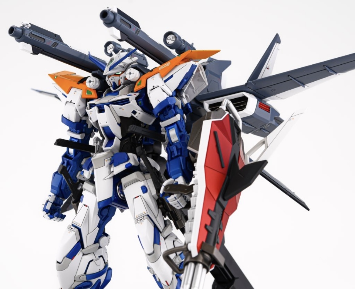 MG ガンダムアストレイ ブルーフレーム I.W.S.P装備【塗装改修品】