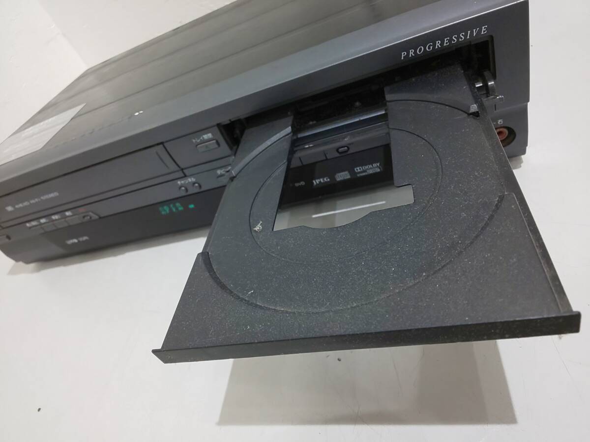57397★DXアンテナ/DXR160V/VHS/ビデオ一体型DVDレコーダー/2012年製 通電品 ジャンクの画像5