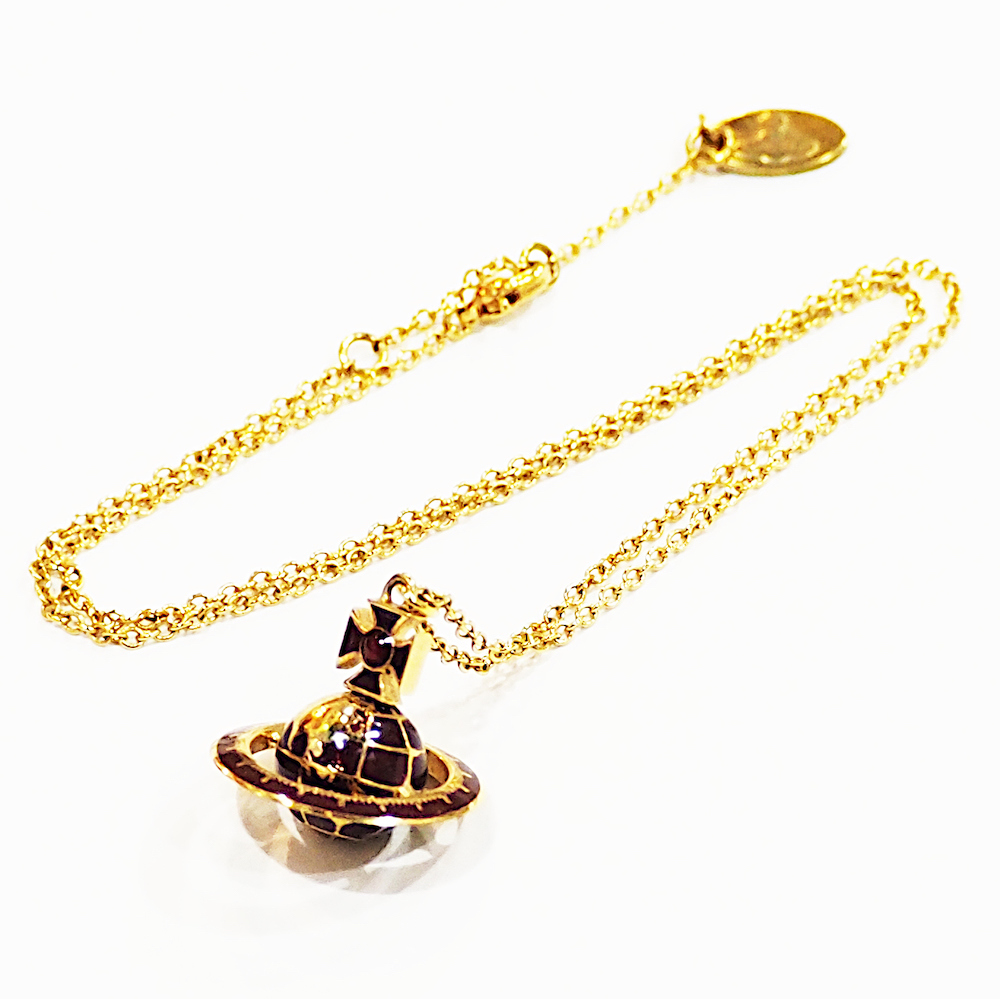 Vivienne Westwood глобус o-b колье Vivienne Westwood подвеска ORB Gold 