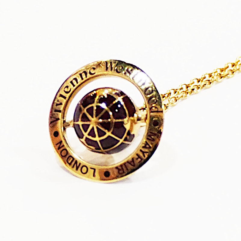 Vivienne Westwood глобус o-b колье Vivienne Westwood подвеска ORB Gold 