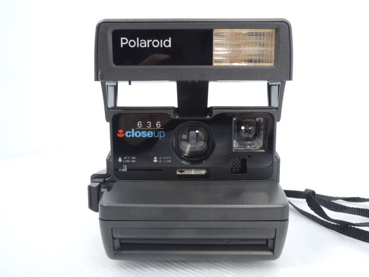 △Polaroid ポラロイド 636 Close up クローズアップ ポラロイドカメラ インスタントカメラ ブラック 動作未確認/管理5574A12-01260001_画像2