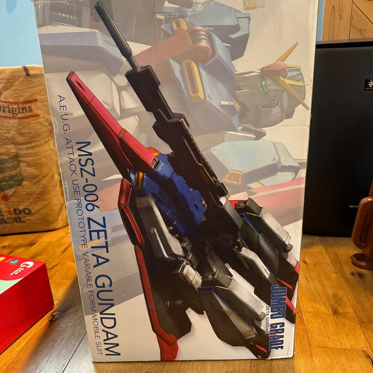 ジャンボグレード 1/35 機動戦士Zガンダム ゼータガンダム フィギュア 可動フィギュア ROBOT魂 GUNDAM _画像3