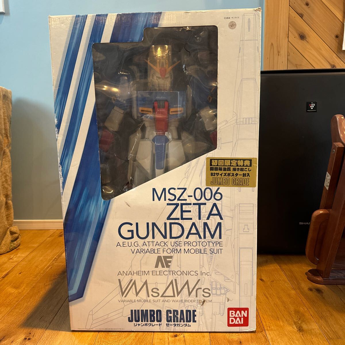 ジャンボグレード 1/35 機動戦士Zガンダム ゼータガンダム フィギュア 可動フィギュア ROBOT魂 GUNDAM _画像1