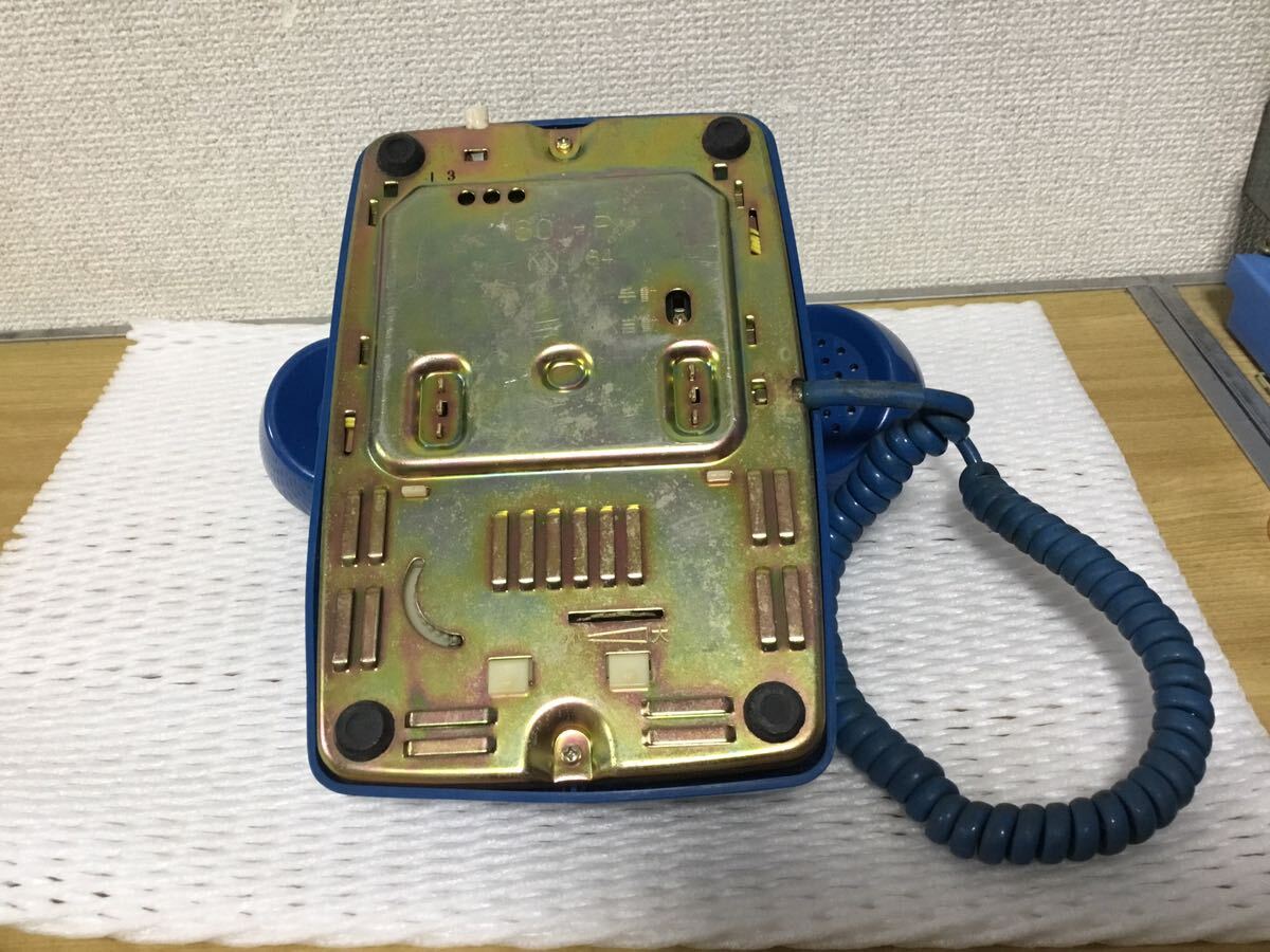 昭和レトロ プッシュホン 電話機 中古品     601-P KN 84 インテリア 用にの画像5