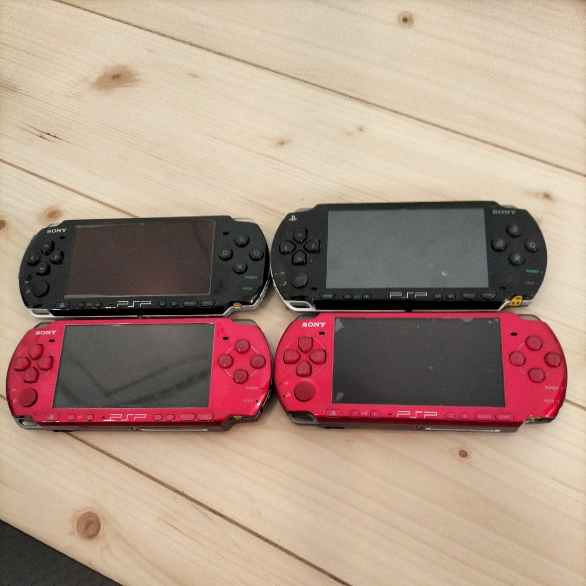 SONY PSP-3000 3台 PSP-1000 1台合計4台 動作未確認ゴミジャンク品